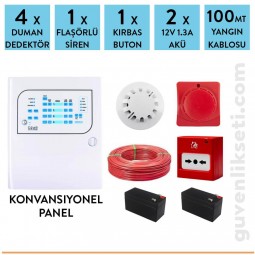 Code 4 Duman Dedektörlü Alarm Sistemi